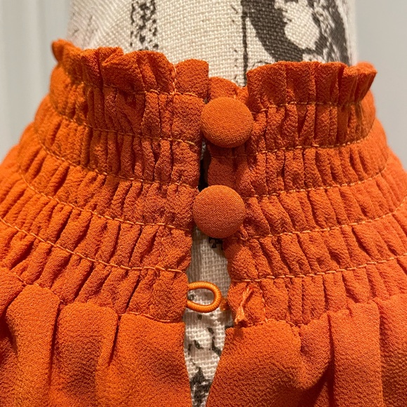 Naked Zebra dark orange fantastic top - Picture 5 of 5